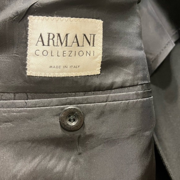 ARMANI COLLEZIONI made in Italy, black tie dinner jacket men’s 42R - Picture 9 of 15